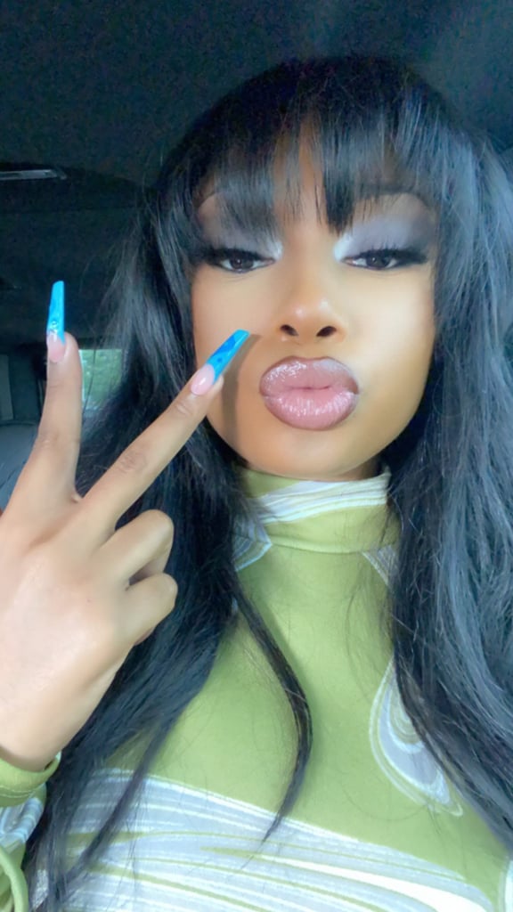 See Megan Thee Stallion's New Bangs Hairstyle