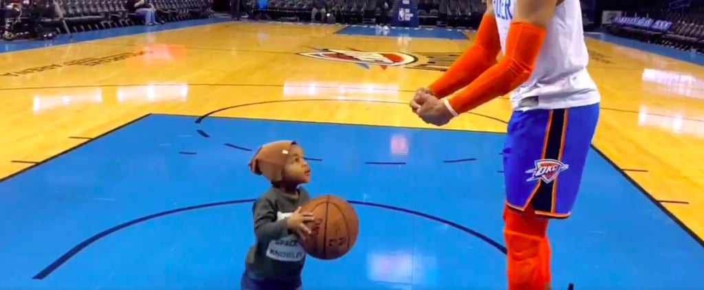 Russell Westbrook Warming Up With Son January 2019 Video