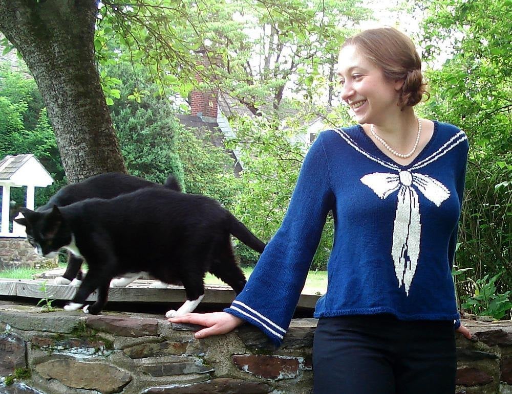 Princess Diana Sailor Sweater Knitting Pattern