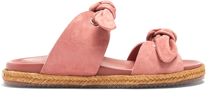 Jimmy Choo Nixon Suede Espadrille Slides