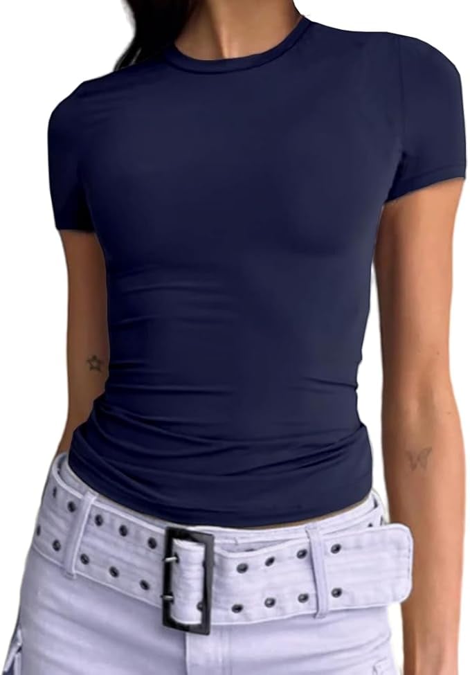 Dwnval Sexy Basic T Shirt