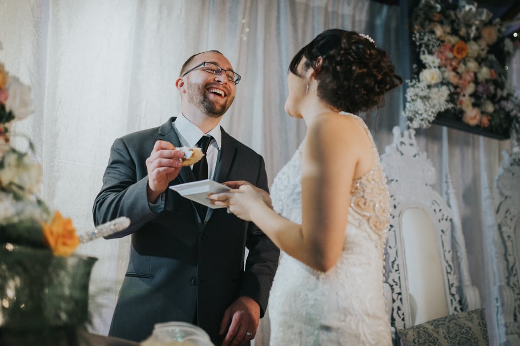 Elegant Wedding Reception With Blush and Gray Colors