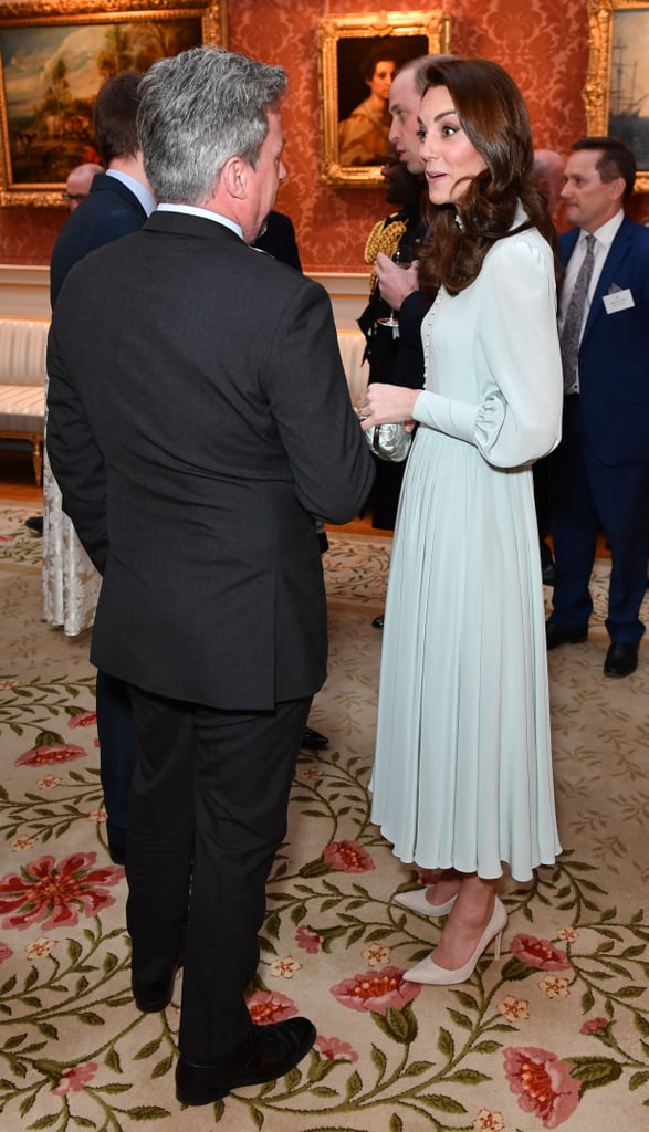 Kate Middleton Blue Midi Dress March 2019