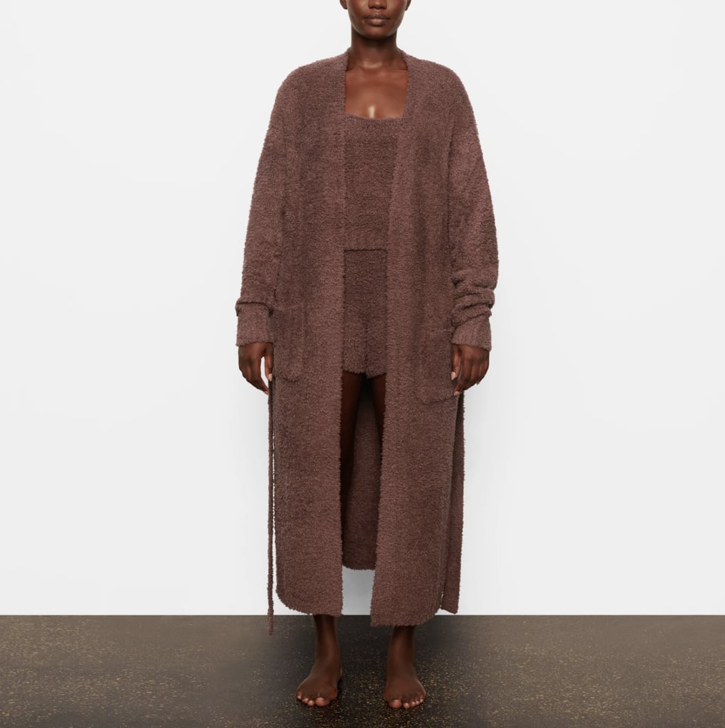 A Plush Robe: Skims Cosy Knit Robe