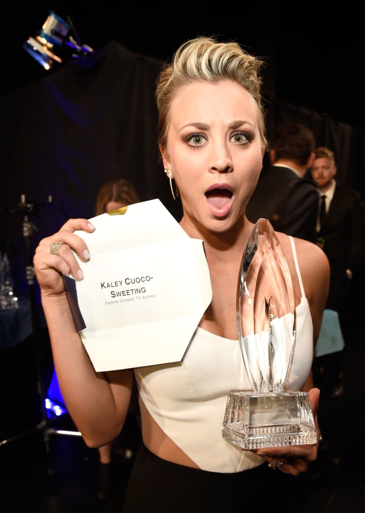 Kaley Cuoco Sweeting Got Excited About Her Win Peoples Choice