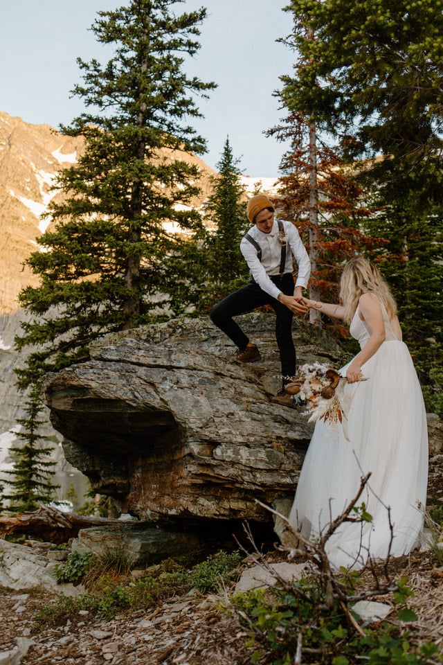 Mountain Camping Elopement