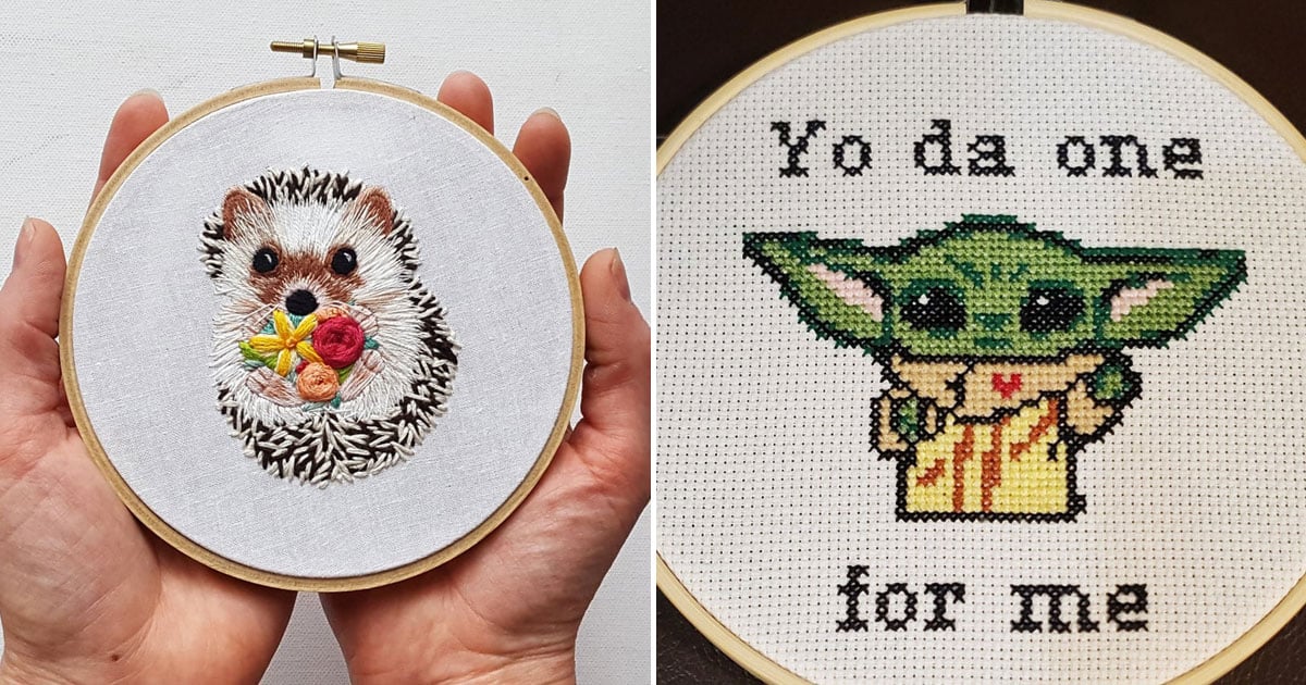 20 Adorable Embroidery Kits on  For Every Skill Level