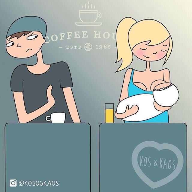 Funny Illustrations of Pregnancy Struggles