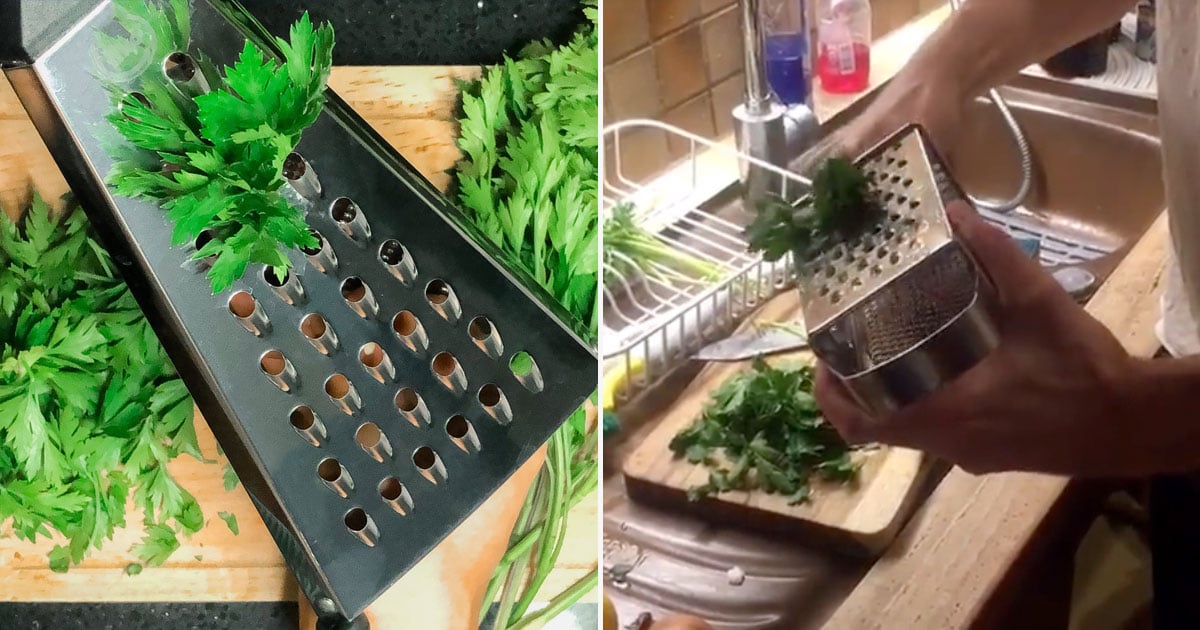 How to Cut Herbs Using a Kitchen Grater Photos POPSUGAR Food