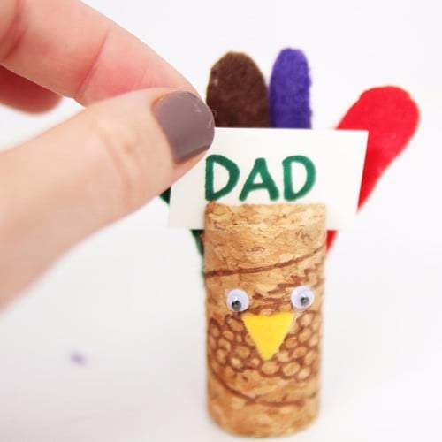 DIY Turkey Place Card Holders