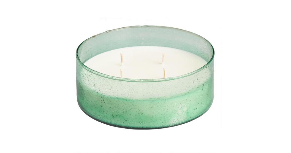 Large Aqua Green Bubble Glass Citronella Candle Best Citronella Candles POPSUGAR Home UK Photo 8