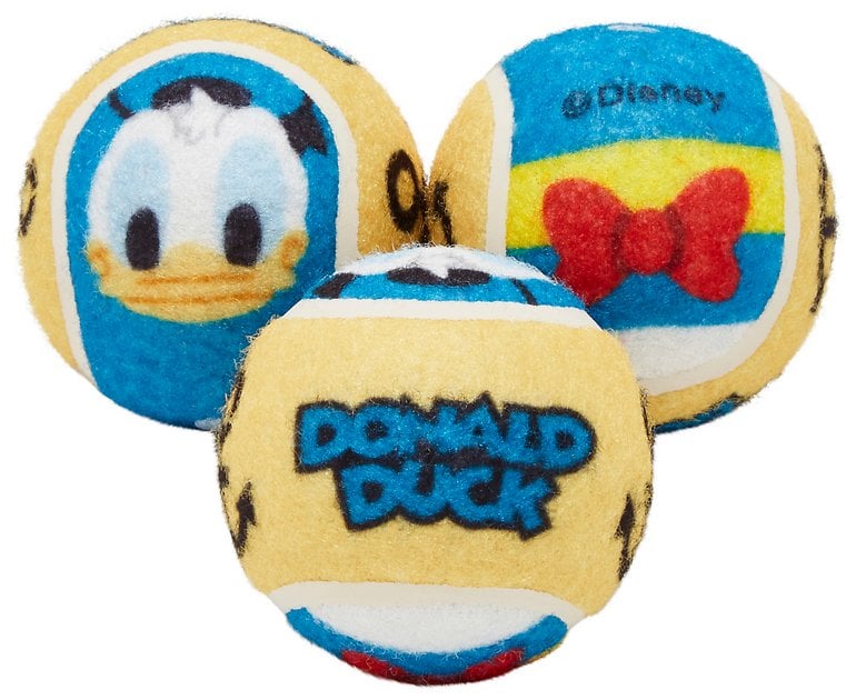 Donald Duck Fetch Squeaky Tennis Ball Dog Toys