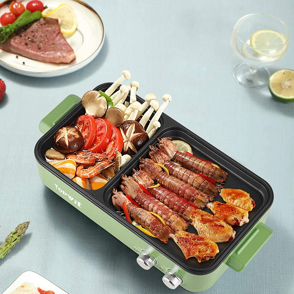 For Korean BBQ Fans: Topwit Electric Grill with Hot Pot