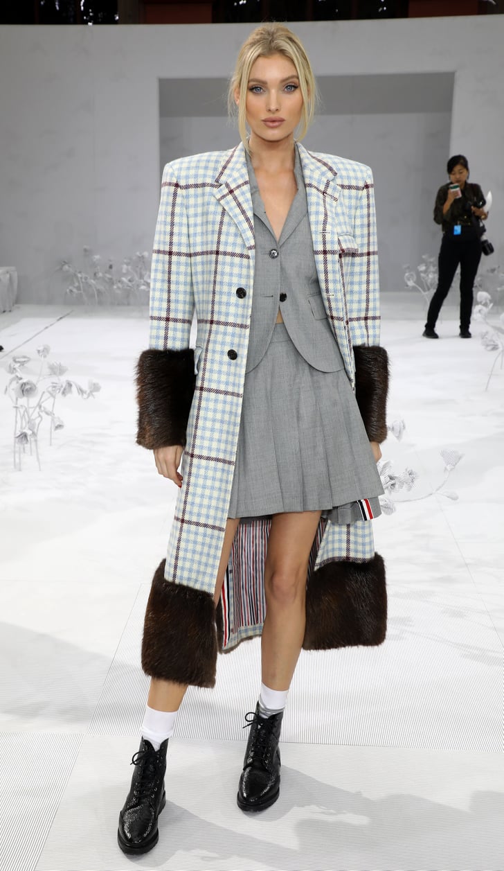 Elsa Hosk at the Thom Browne Paris Fashion Week Show | Celebrities in