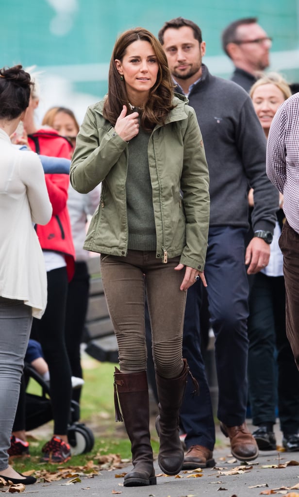 Kate Middleton Brown Boots October 2018