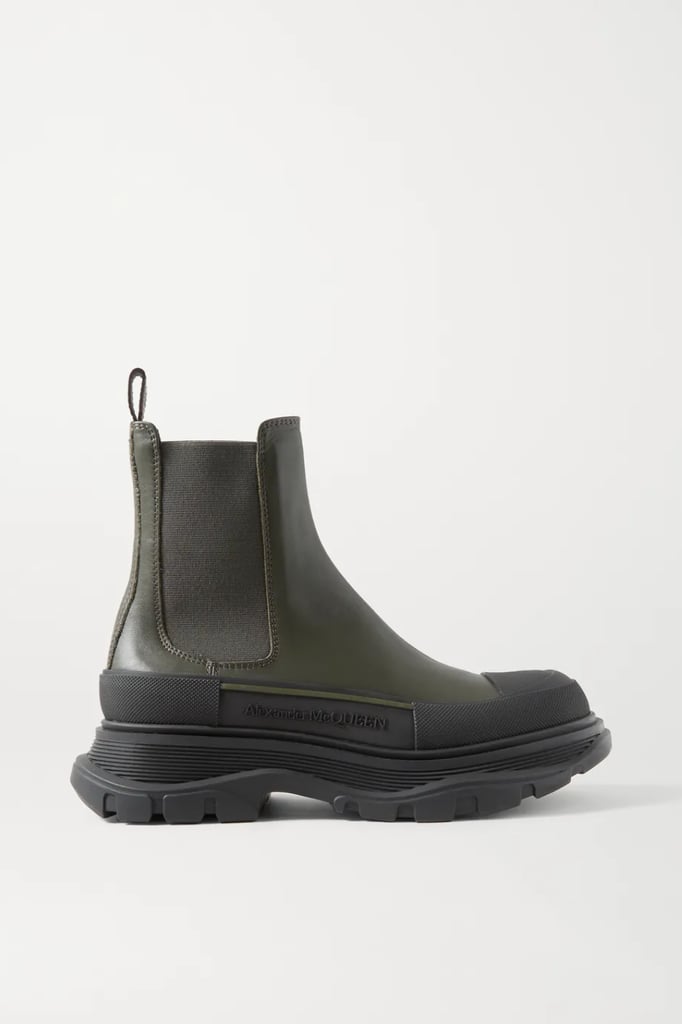 Alexander McQueen Exaggerated Sole Chelsea Boots