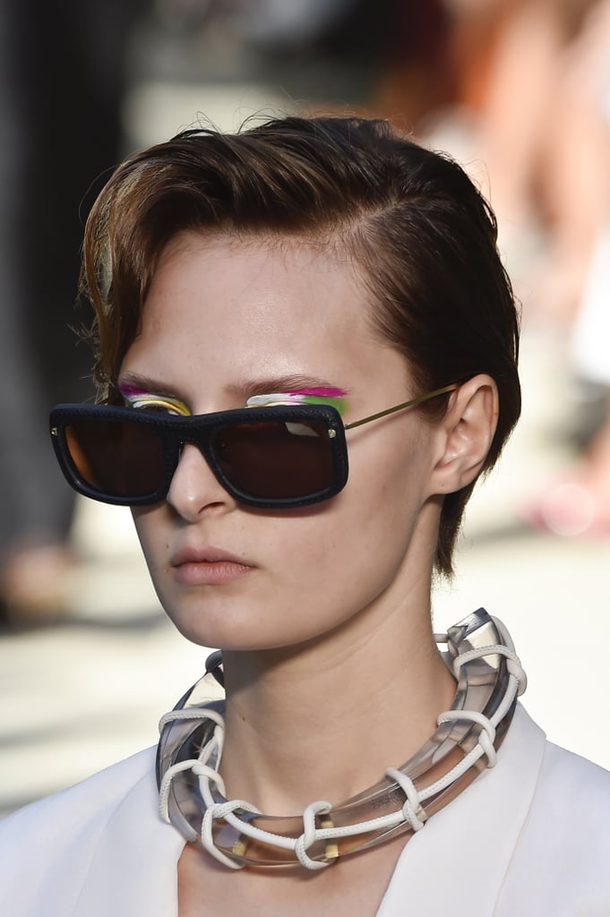 Sunglasses on the Salvatore Ferragamo Runway at Milan Fashion Week