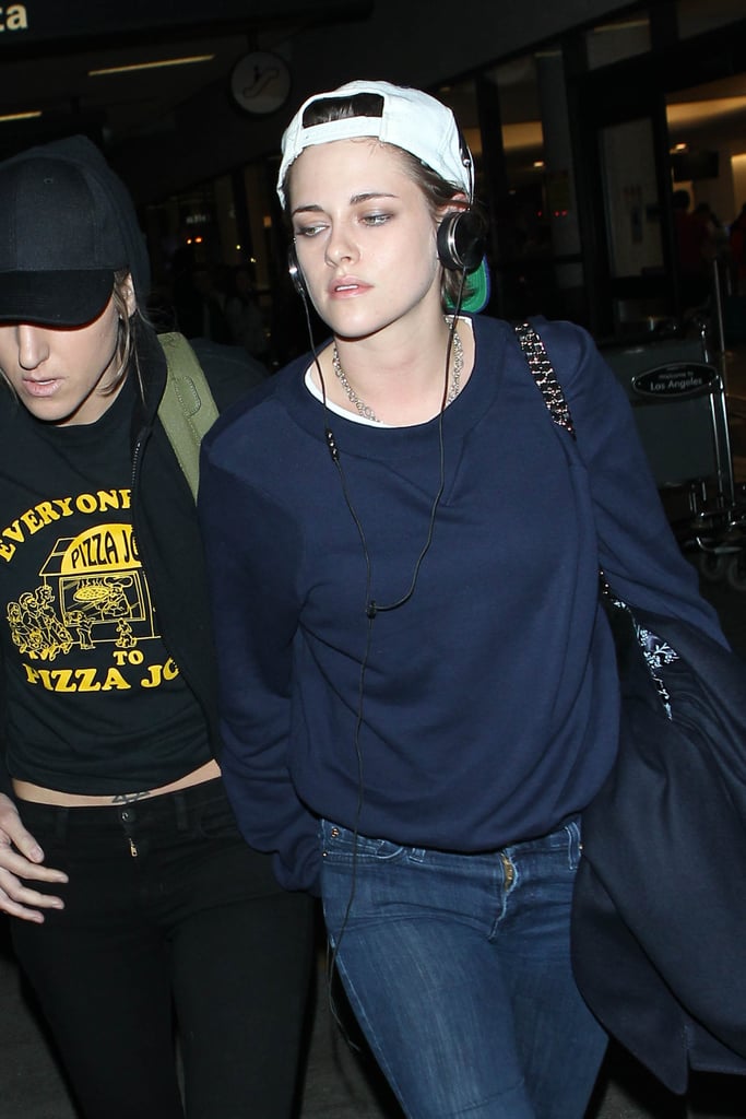 Kristen Stewart and Alicia Cargile at LAX 2015 | Pictures