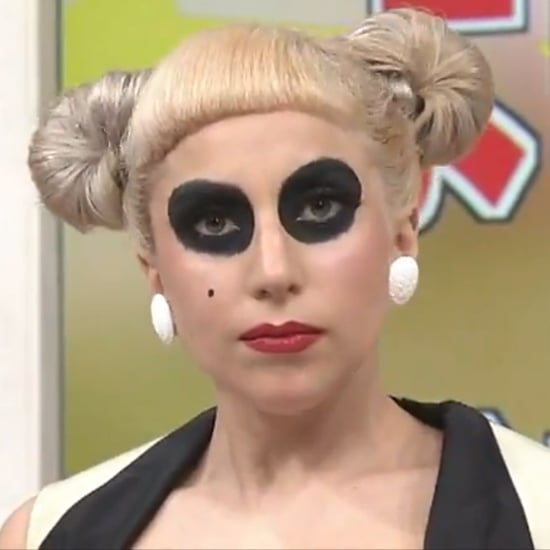 Lady Gaga Sports Panda Eyes on a Japanese Talk Show. See The Video