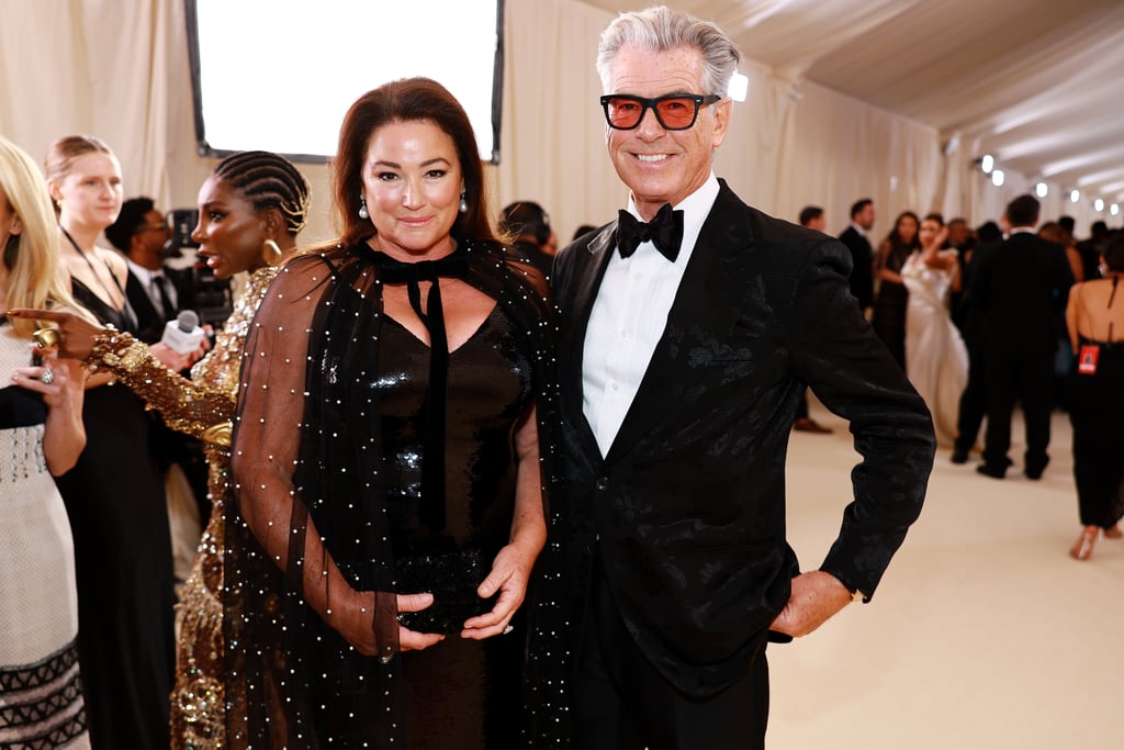 Met Gala 2023: Pierce Brosnan, Wife Keely Match in Black During Debut