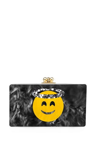 Edie Parker Double-Sided Naughty And Nice Jean Clutch