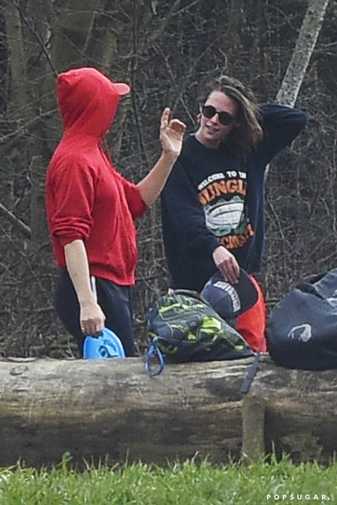 Kristen Stewart and Soko Playing in the Park Pictures 2016