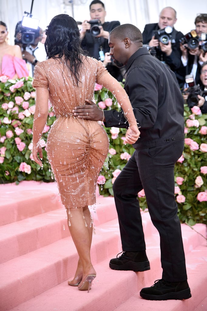 Kim Kardashian and Kanye West at the 2019 Met Gala