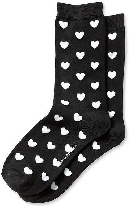 Banana Republic Heart Socks