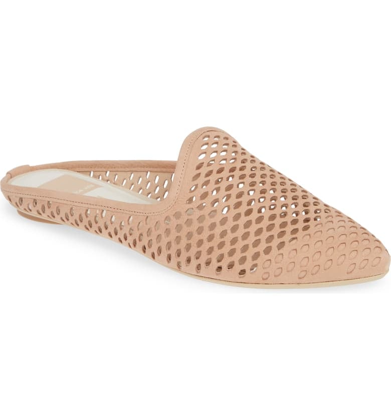 Dolce Vita Grant Perforated Loafer Mules