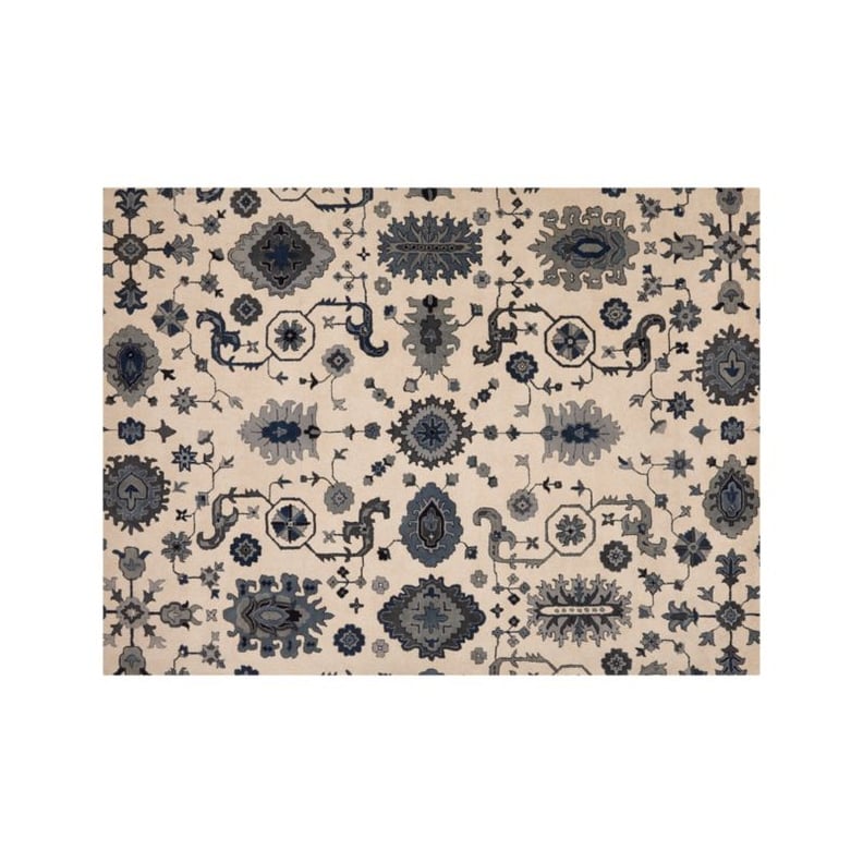 Get the Look: Juno Blue Patterned Wool Rug