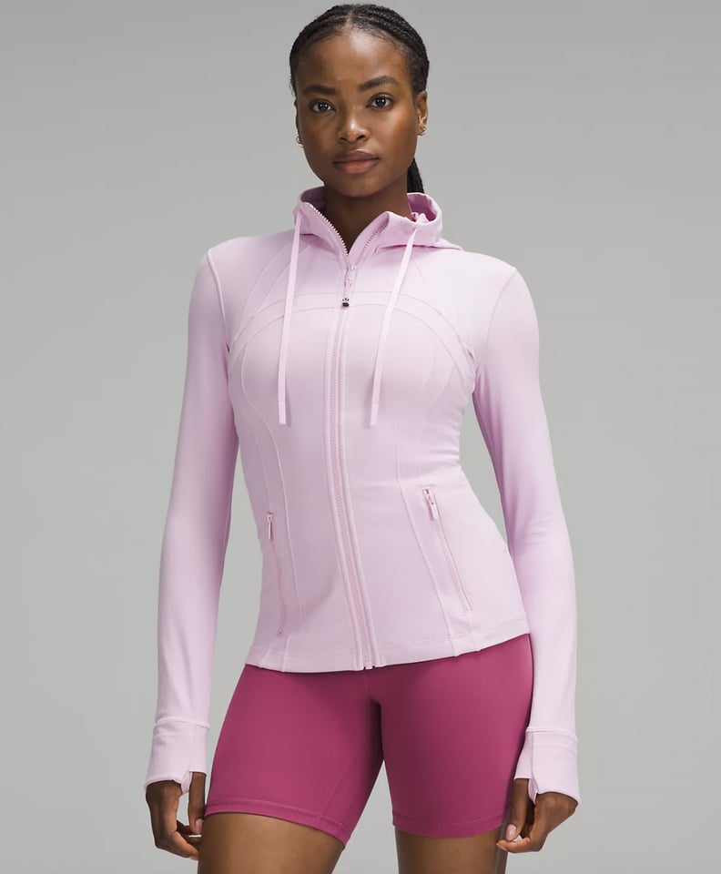 Lululemon Hooded Define Jacket Nulu In Pink Puff