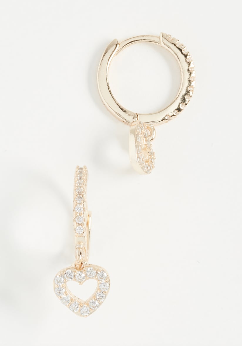 Shashi Heart Huggie Earrings 20 Unique Gifts That Will Make Your