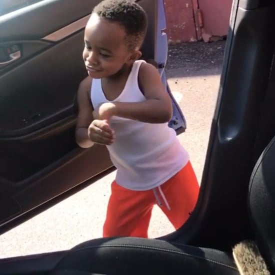 Little Boy Dancing to "Wild Thoughts" Video