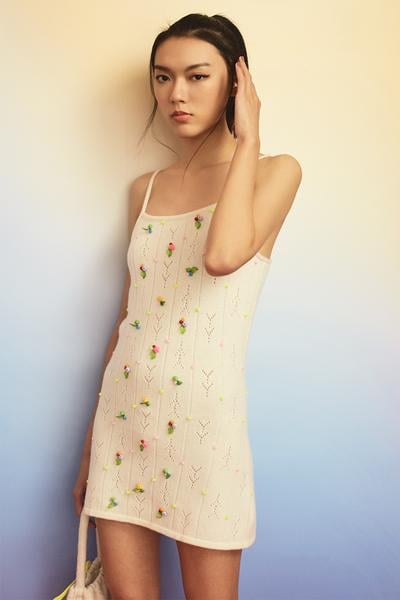 Yan Yan Knits Rosie (Rosebud) Minidress