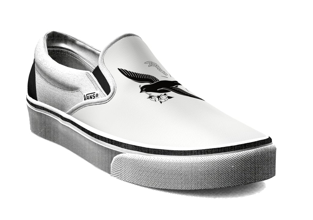 white vans designs