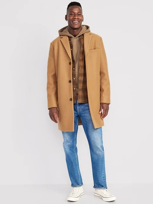Old Navy Men's Soft-Brushed Topcoat