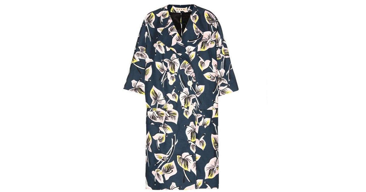Marni Printed Cotton and Linen Coat ($2,040) | What to Wear on Easter ...