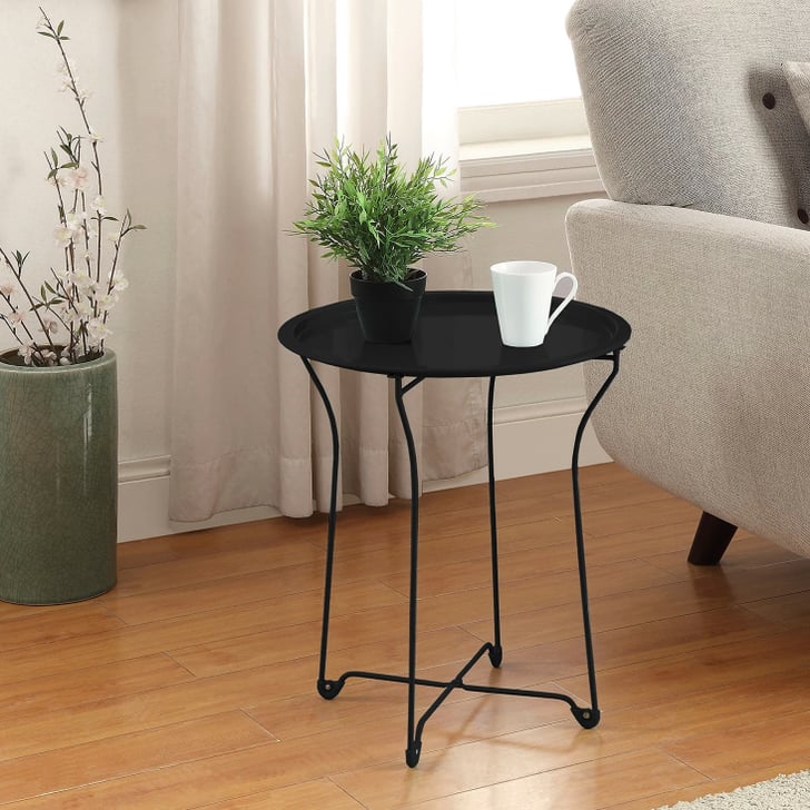 End Table in Metal Black Best Target Furniture Under 50 POPSUGAR