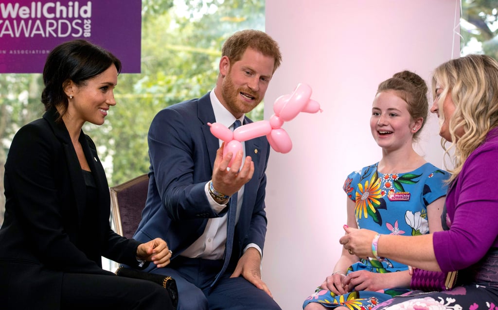 Prince Harry and Meghan Markle PDA at 2018 WellChild Awards