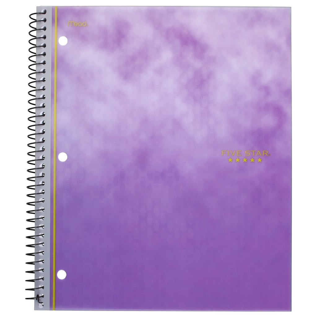 Five Star Clouded Spiral Notebook