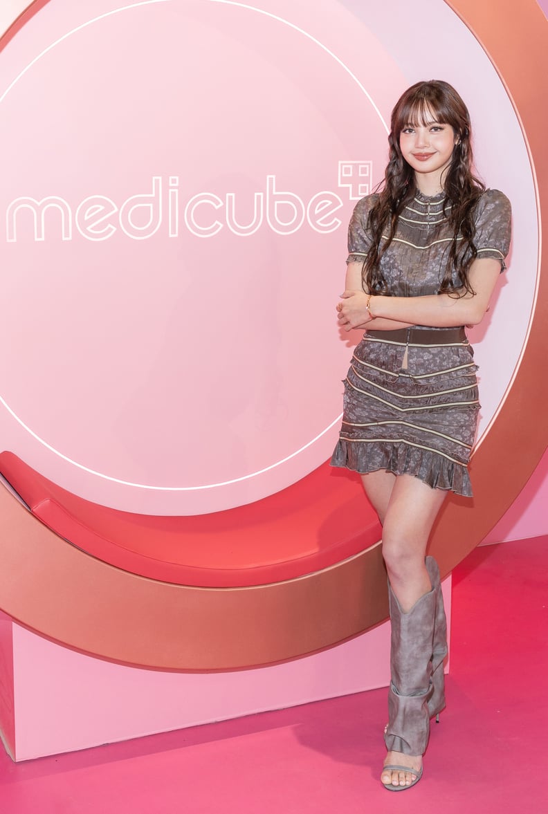 Lisa at Medicube's Coachella Glow Stage 2026