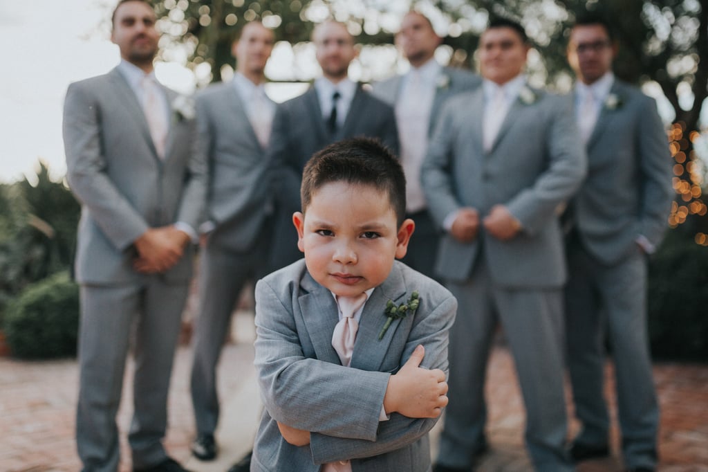 Elegant Wedding Reception With Blush and Gray Colors