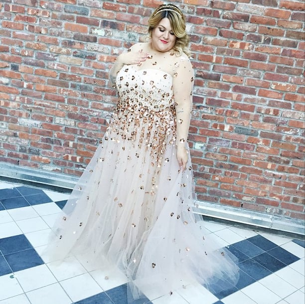 Nicolette Mason in Christian Siriano Wedding Dress
