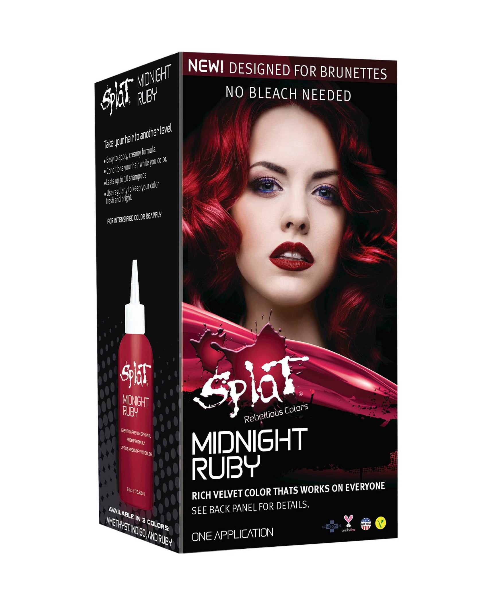 Splat Midnight Hair Color In Ruby 9 Brunettes Can Now Get