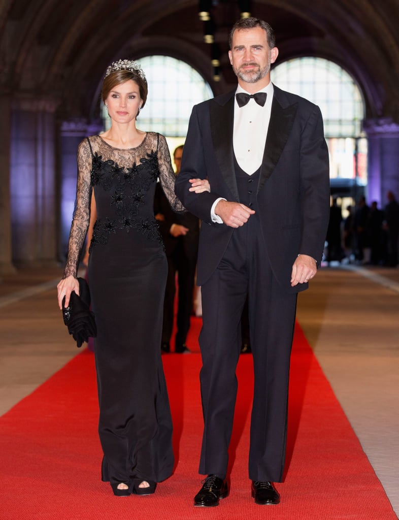At a dinner for Queen Beatrix of the Netherlands in Amsterdam in April 2013.