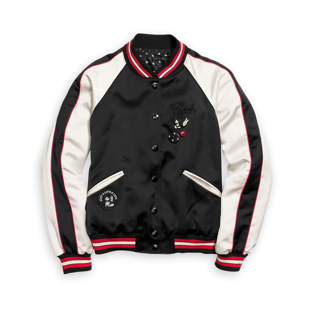 Mickey Mouse Reversible Varsity Jacket For Women by Coach ($430)