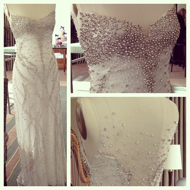 This sparkly Jin Wang dress at the San Francisco Wedding Fair is ethereal eye candy.
