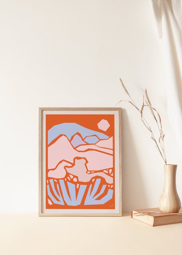 Emma Make Studio Abstract Desert Landscape Print