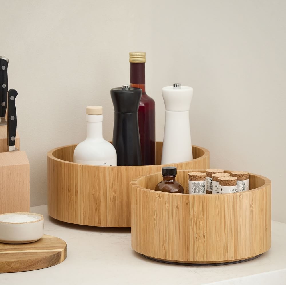 mDesign Bamboo Spinners