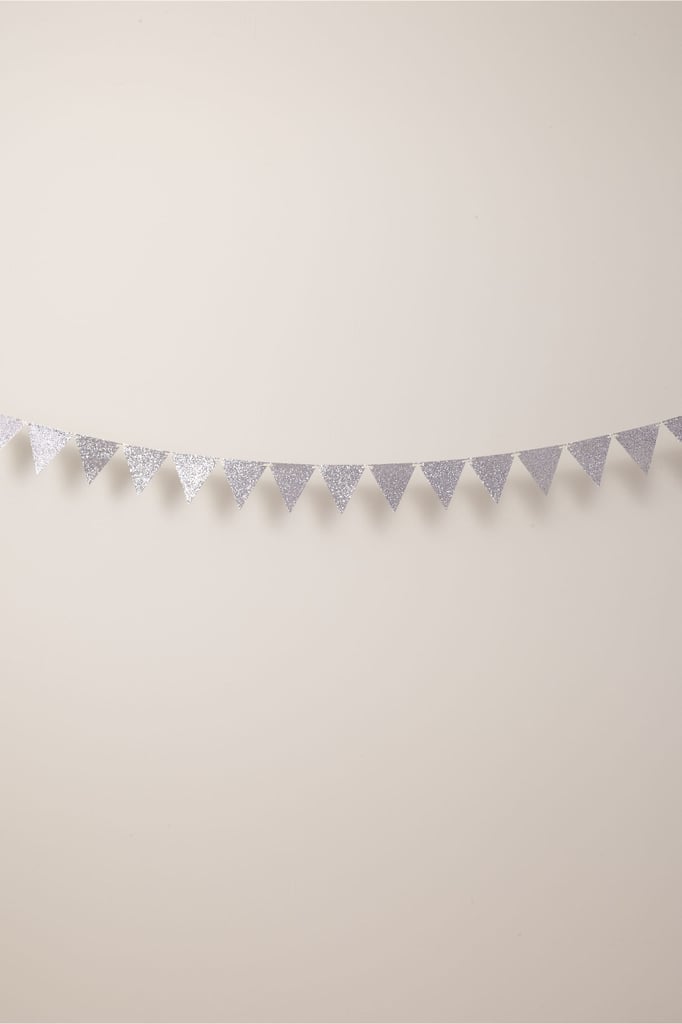 Glitter Flag Garland